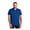 Blue Note, variant on Unisex Stretch Pique Polo | Short Sleeve Collared Shirt for Men & Women, Casual Performance Polo for Work - White L