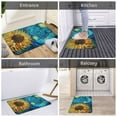 thumbnail image 5 of Pofeuu Starry Sunflower Dreamscape Print Flannel Doormats Rug16"x24"Rug Washable Doormats Indoor Outdoor Rugs for Layered Front Door Mats, Porch, Kitchen, Entryway, 5 of 7