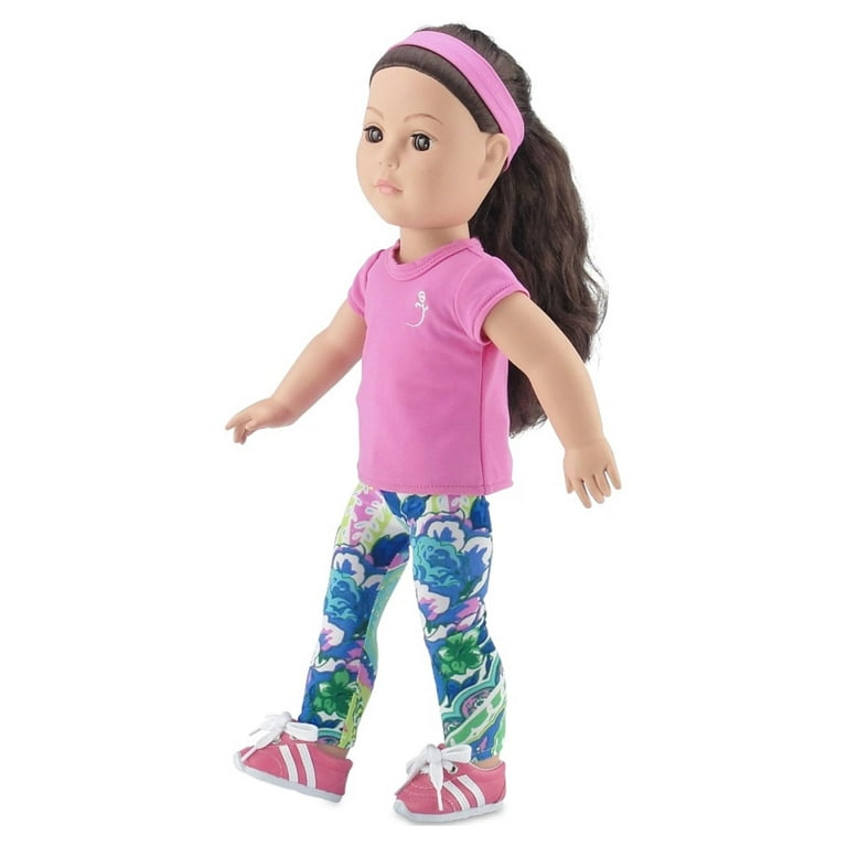 Emily Rose 18 Inch Doll 5 Piece Sports Exercise Yoga Running Exercise  Clothes Value Gift Set, Including Amazing Pink 18 Doll Gym Shoes! | Gift  Boxed!