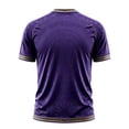 thumbnail image 4 of Mexico 2026 Soccer Cup Fan Jersey for Men, Crewneck Short Sleeve T-Shirt with Winged Totem & Geometric Print, Lightweight Breathable Athletic Top, 1 PC Dark Purple M, 4 of 4