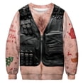 thumbnail image 3 of Suéter navideño feo unisex para hombres y mujeres, sudaderas con capucha con estampado divertido en 3D, suéteres de otoño e invierno 2020, jerséis, tops, 3 of 5