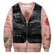 thumbnail image 3 of Suéter navideño feo unisex para hombres y mujeres, sudaderas con capucha con estampado divertido en 3D, suéteres de otoño e invierno 2020, jerséis, tops, 3 of 5