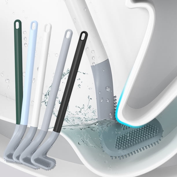 Worallymy Escobilla de baño Mango largo Cepillo montado en la pared Forma de palo de golf Herramienta de limpieza para baño, azul Worallymy JD735802040