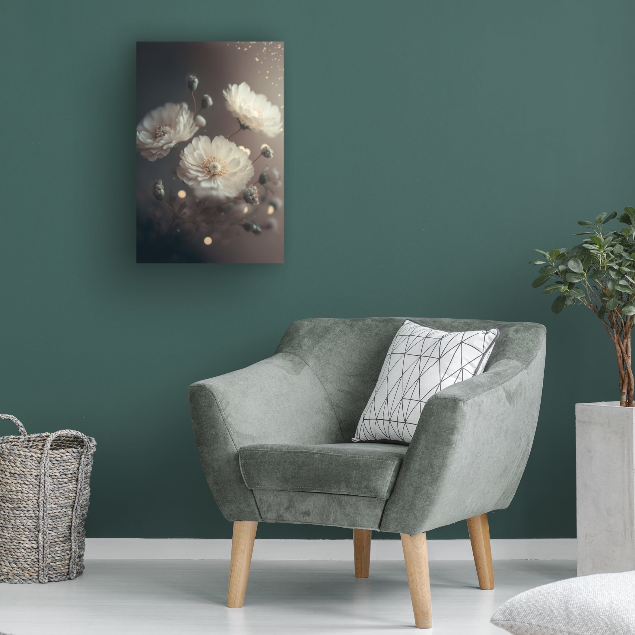 Canvas Wall Art - Treechild 'When Night Falls' Wall Art for Living Room, Bedroom, or Office D?cor by Trademark Fine Art - 16 x 24 Inches