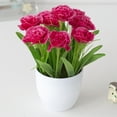 thumbnail image 4 of Arrangement de Centre de Table Floral pour Fleurs en Pot Réalistes d'Intérieur et d'Extérieur pour Salon et Présentation à la Maison, 4 of 5