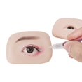 thumbnail image 4 of Eyebrow Tattoo Fake Skin Realistic 5D Textured Easy to Color Elastic Feel Silicone Artificial Eye Model Stereoscopic Practice Skin Beginner Supply, 4 of 10
