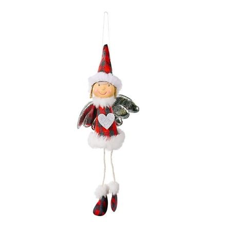 

Christmas Decoration Creative Christmas New Plaid Love Girl Pendant A One Size