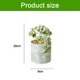 thumbnail image 2 of Simulation of succulent potted plants, triangular iron frame, melamine pots, creative ornaments, artificial green plants - type:style4, 2 of 5