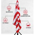 thumbnail image 4 of Toalla de playa Utopia Towels Cabana Stripe, 100% algodón, 76 x 152 cm, color rojo, 4 of 8