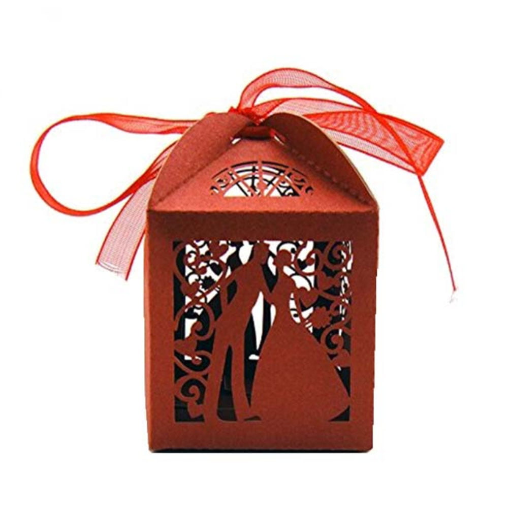 Bride & Groom His & Her Table Decorations Wedding Favours Box For Chocolates