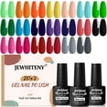 thumbnail image 1 of Set de esmaltes de uñas JEWHITENY en gel de 20 colores, 5 ml con base y capa superior, 1 of 7