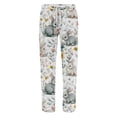 thumbnail image 4 of Fabrcox Easter Men&nbsp;pajama Pants Egg Cute Graphic Straight Leg Mens Sleeping Pants Soft Elastic Waist Trousers Pants for Men with Pockets, 4 of 4