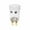 B, variant on XYAIYT Transparent Plastic Trash Can for Kitchen and Bathroom Long Lasting Household Waste Bin with Wide Opening and Cute Design Suit for Home or Office Use 6.69x6.69x7.08in
