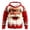 Red, variant on Long Sleeve Hoodies for Men's Drawstring With Pocket Christmas Santa Print Hooded Sweatshirt Festive Holiday Casual Winter Top Pullover for Women