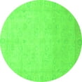 thumbnail image 1 of Ahgly Company Indoor Round Abstract Green Modern Area Rugs, 7' Round, 1 of 4