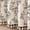 Black, variant on Sanmadrola No Hooks Floral Plant Shower Curtain with Snap-in Fabric Liner Set, Faux Cotton Linen, Perfect for Bathroom Hotel Luxury Decor, Washable Waterproof with Tassels and Sheer Window, 71Wx74H