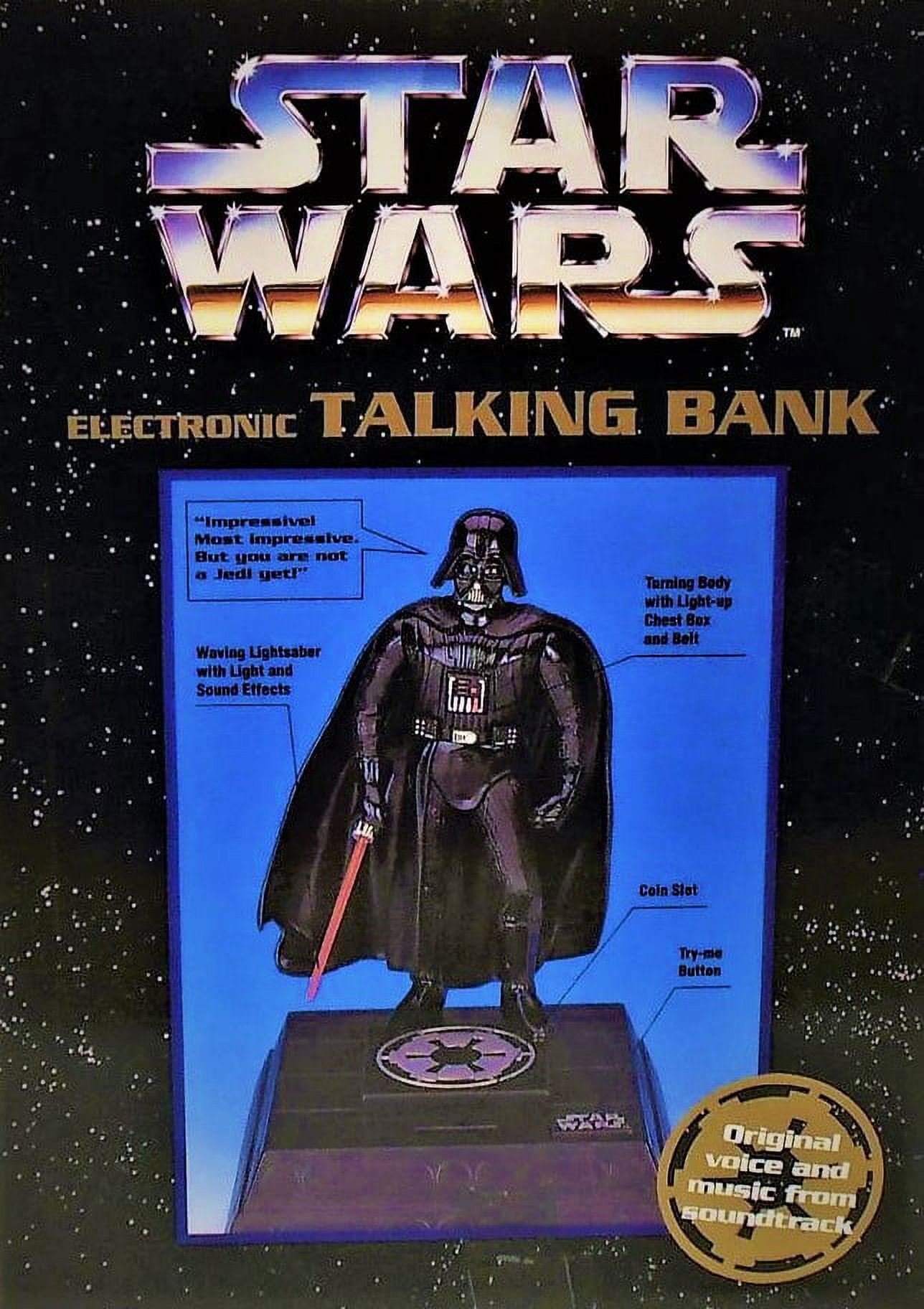 Star Wars Darth Vader Black Electronic Talking Bank - Walmart.com