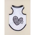 thumbnail image 1 of PETSIN Valentine's Day 1pc Heart & Leopard Print Pet Tank, 1 of 5