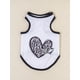 thumbnail image 1 of PETSIN Valentine's Day 1pc Heart & Leopard Print Pet Tank, 1 of 5
