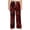 Wine #18, variant on Christmas Sleep Pants for Women Snowflakes Elastic High Waist Drawstring Pajama Pants Wide Leg Comfortable Holiday Festive Xmas Pj Pants, 2XL