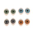 thumbnail image 1 of Ojos de plástico ovalados de 8 piezas con 4 ojos de plástico, 1 of 5