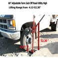 thumbnail image 4 of High Lift Farm Jack, Ratcheting Off Road Utility Farm Jack, 3.2 Ton (7,000 lb) Capacity, Adjustable Height, Heavy-Duty Farm Jack Ideal for Car/Truck/ATV/SUV and More, 4 of 7