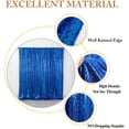 thumbnail image 4 of Royal Bleu Paillettes Toile de Fond Rideau Photo Toile de Fond 4FTx7FT Paillettes Rideaux Chatoyants pour Toile de Fond -1011E, 4 of 5