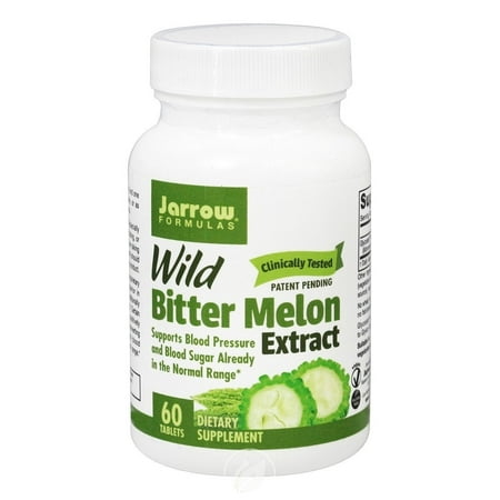 550 Mg 60 Tabs - Jarrow Formulas Wild Bitter Melon Extract 750 MG 60 TABS, Pack of 2