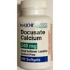 Stool Softener Docusate Sodium 240 mg 100 count. 3-Pack Major