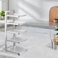 thumbnail image 1 of Stand de almacenamiento de estantería de sartén estante de soporte reutilizable ajustable estante de cocina estante de cocina para accesorios para el 5 niveles, 1 of 10