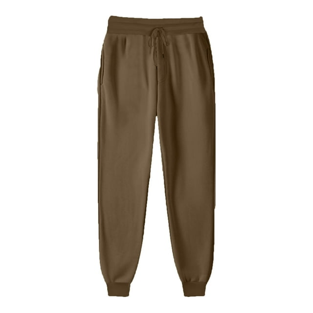 FAIWAD Pantalon de Jogging en Molleton pour Femmes Taille Élastique avec Cordon de Serrage Décontracté Athlétique Bas Resserré