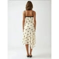 thumbnail image 6 of V-Neck Printed Bodycon Maxi Dress with Lace Detail, 6 of 7