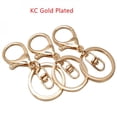 thumbnail image 6 of 5pcs/lot Metal Swivel Hooks Lobster Claw Clasps, Split Keychain Rings Part with Chain for Lanyard Supplies, 6 of 8
