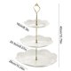 thumbnail image 3 of Marco De Plástico Soporte decorativo de 3 niveles para cupcakes, bandeja para postres, torre para fiestas, bodas y Rkxzt, 3 of 8