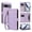Light Purple, variant on Magnetic Clasp Flip Stand Case for Google Pixel 10 with Lanyard 5-Card Holder  Butterfly Flower Multi-card Zipper Wallet Leather Phone Case,Mint Green,For Google Pixel 10