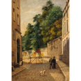 thumbnail image 3 of Paul Martellière 14x18 Black Modern Framed Museum Art Print Titled - Rue Rataud (1900), 3 of 5