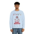 thumbnail image 4 of Groovy Christmas Unisex Heavy Blend™ Crewneck Sweatshirt, 4 of 4