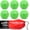 14 Oz - Green, variant on PowerNet Weighted Baseballs for Hitting Training, Baseball Training Equipment for Throwing & Batting, Build Muscle & Strength, 6 Balls 2.8" 12-20 oz