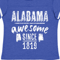 thumbnail image 4 of Inktastic Alabama Awesome Since 1819 Boys or Girls Toddler T-Shirt, 4 of 5