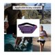 thumbnail image 4 of Teissuly Clearance Sports Pack , Outdoor Waist Pack Bag With 3 Zipper Pockets, Super Capacity Bag With Adjustables Belt For Traveling Hiking Cycling Workout Casual(Purple, 28x14x10cm /11.02x5.51x3.94in) Teissuly WER2023081406142, 4 of 8