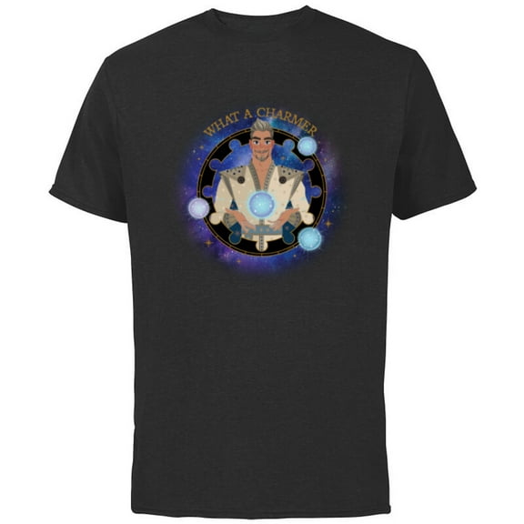 Disney Wish King Magnifico What a Charmer - Short Sleeve Cotton T-Shirt for Adults - Customized-Black