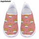thumbnail image 1 of Zapatos planos informales de verano para mujer con diseño de estampado de cachorros de Doginthehole, zapatos de malla ligeros y transpirables para enfermería hospitalaria, 1 of 5
