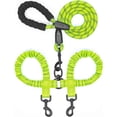 thumbnail image 1 of Dual Dog Leash - 360° Swivel, No Tangle Walking Leash with Shock Absorbing Bungee for Two Dogs, 1 of 7