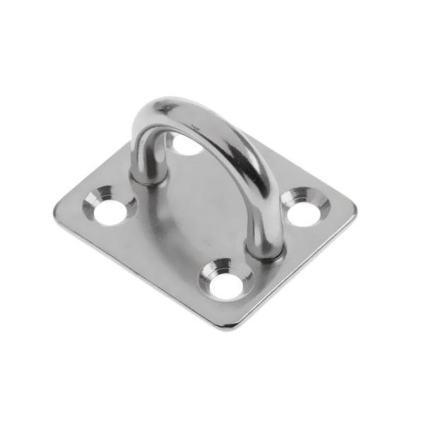 20x Placas de Ojo de Almohadilla Cuadrada de 5 Mm 6 Mm 8 Mm para Navegación de Marinos - Acero Inoxidable 304 Sunnimix Placa de ojo cuadrado