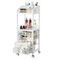 thumbnail image 1 of Carrito organizador de maquillaje HaPirm con 4 cajones y ruedas, 1 of 9