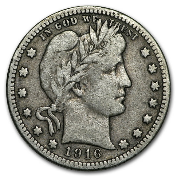 1916-D Barber Quarter Fine