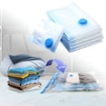 thumbnail image 2 of LAMIRO Vacuum Compression Bags Clear Packaging Bags Vacuum Sealer Bags for Clothes Large Portable Bag Vacuum Cushion Storage Bag 32x32 Big Zip Locked Bags Organizer for Clothes in Suitcases Vacuum, 2 of 4