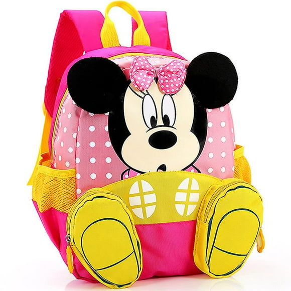 Children's Mickey Minnie Mouse Backpack Kindergarten Backpack Back School Bag