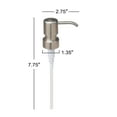 thumbnail image 3 of (3 pack) Better Homes & Gardens Plastic Replacement Pump Head, Brushed Nickel, 3 of 7
