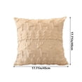 thumbnail image 3 of Fiudx Funda de Almohada Navideña, Diseño Festivo, Acogedora Decoración para El Hogar, Poliéster Suave, Cierre de Cremallera, Estilo Moderno, Ideal para Uso En Vacaciones o En La Oficina, 45 X 45 Cm., 3 of 6
